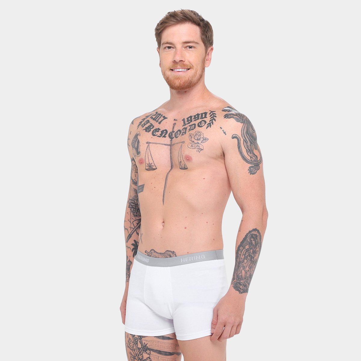 Kit Cueca Boxer Hering  3 Peças - Tam: M - 4