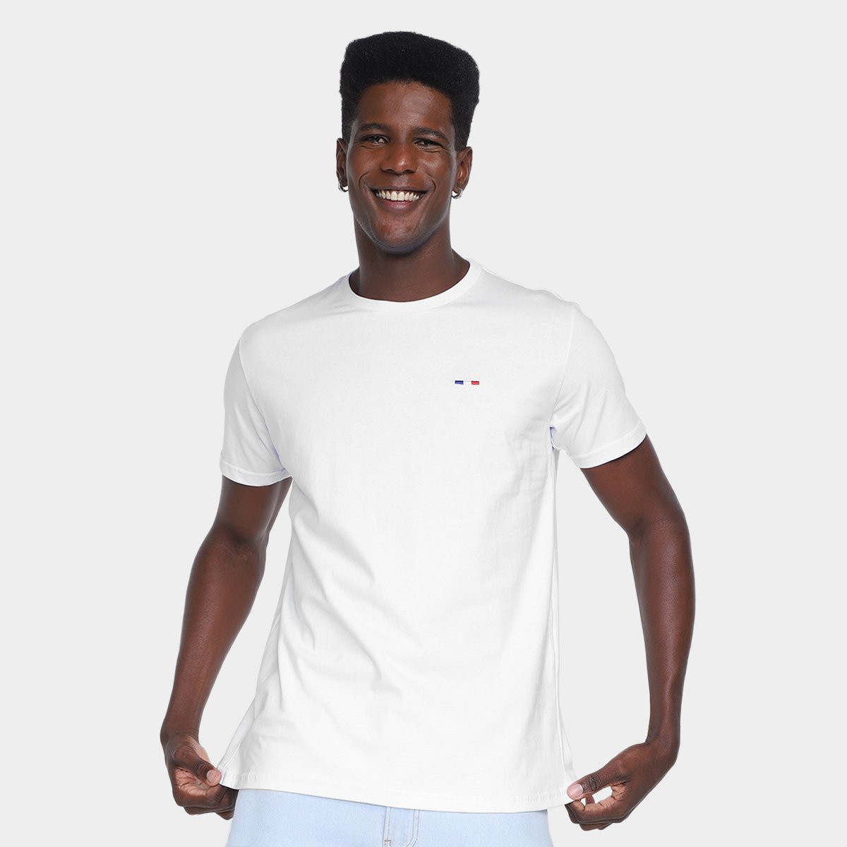 Camiseta Básica Industrie Manga Curta Masculina - Tam: G - 3