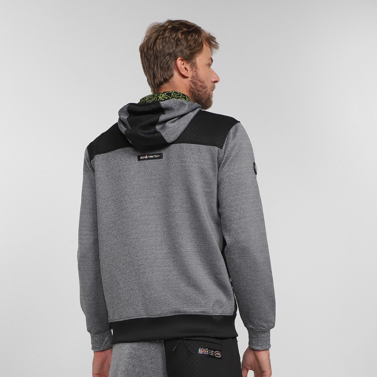 Jaqueta Ecko Estampada Com Capuz Masculina