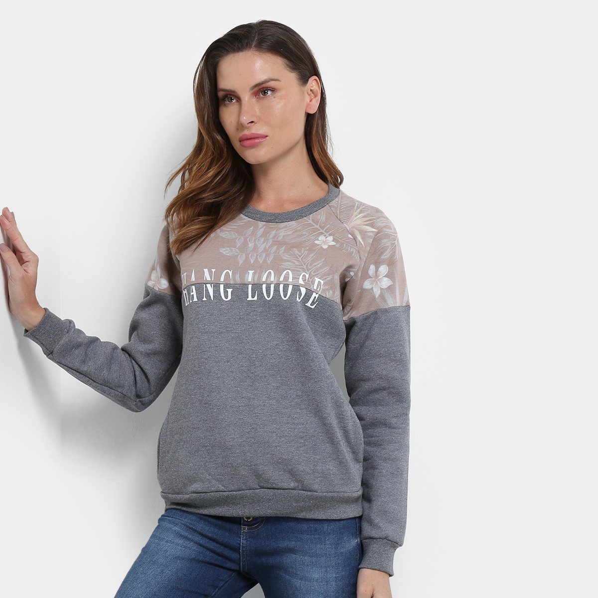 Moletom Hang Loose Botanic Feminina