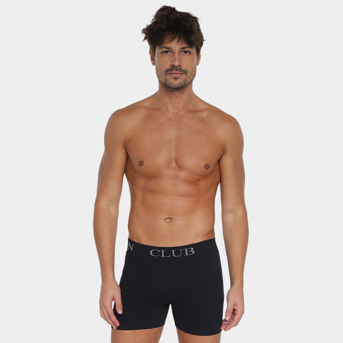Kit Cueca Boxer Polo London Club Microfibra 10 Peças - Tam: P - 1