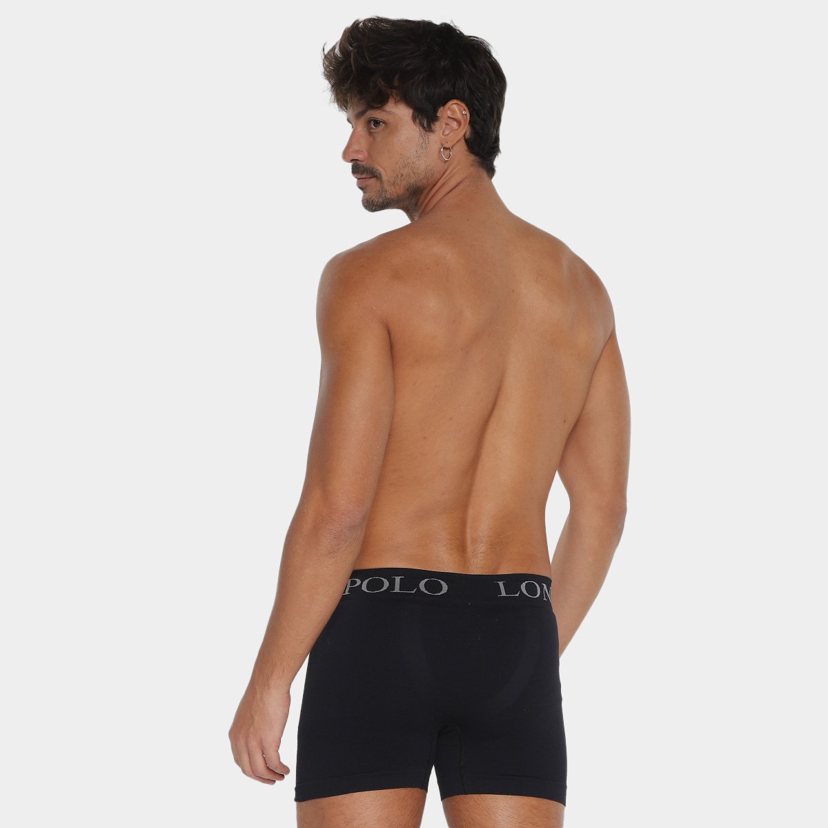 Kit Cueca Boxer Polo London Club Microfibra 10 Peças - Tam: P - 2