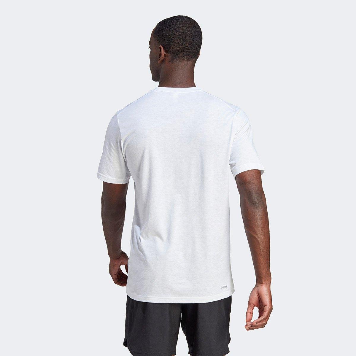 Camiseta Adidas Training Essentials Logo Masculina - Tam: P - 1