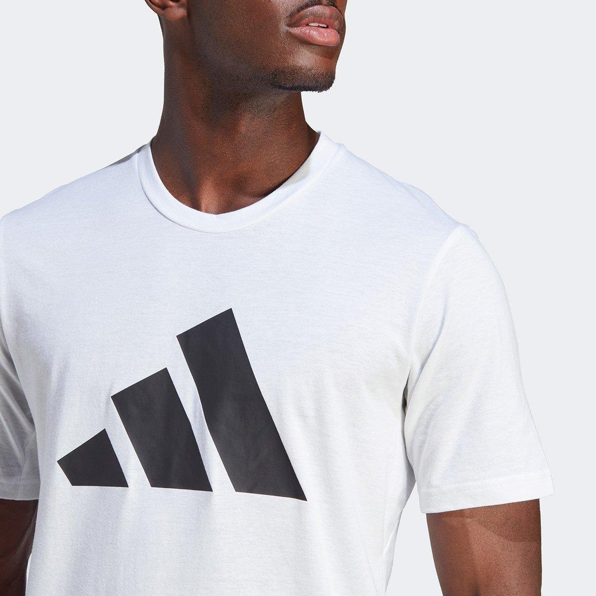 Camiseta Adidas Training Essentials Logo Masculina - Tam: P - 2