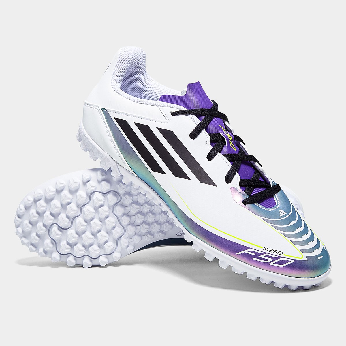 Chuteira Society Adidas F50 Club Unissex - Tam: 44 - 1