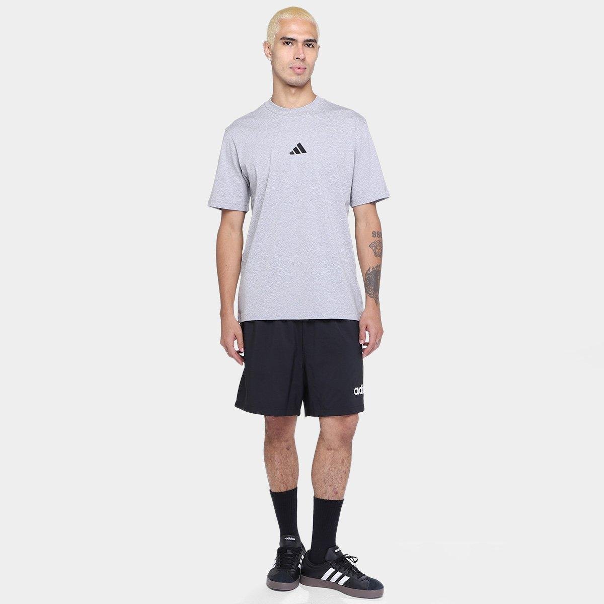 Camiseta Adidas Small Logo Masculina - Tam: P - 3