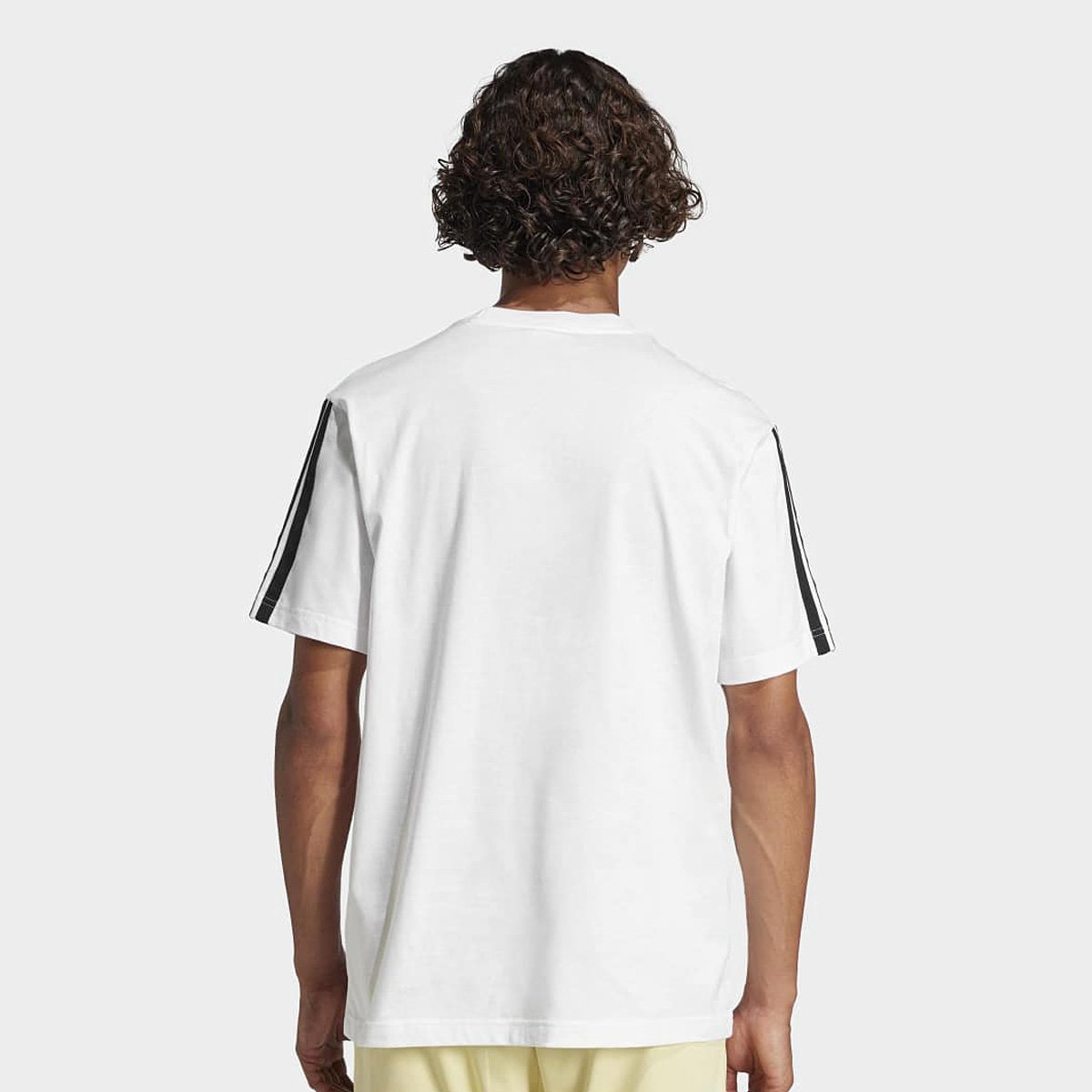 Camiseta Adidas Casual 3 Listras Masculina - Tam: P - 1