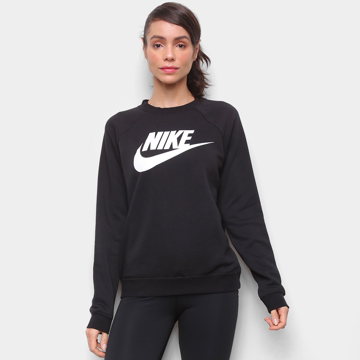 Moletom Nike Rally Crew HBR Feminino