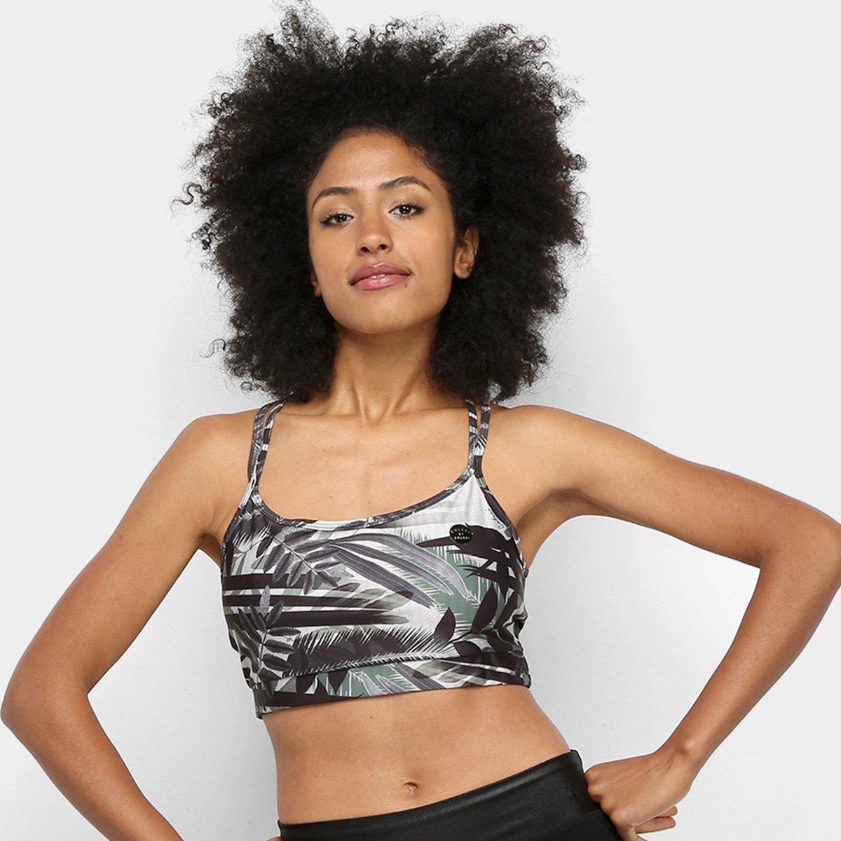 Top Colcci Nature Detalhe Tule