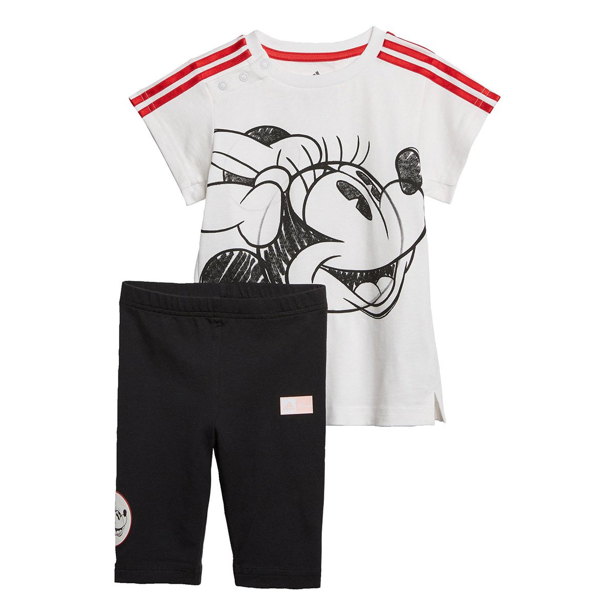 Conjunto Infantil Adidas Minnie Mouse Summer Set Feminino
