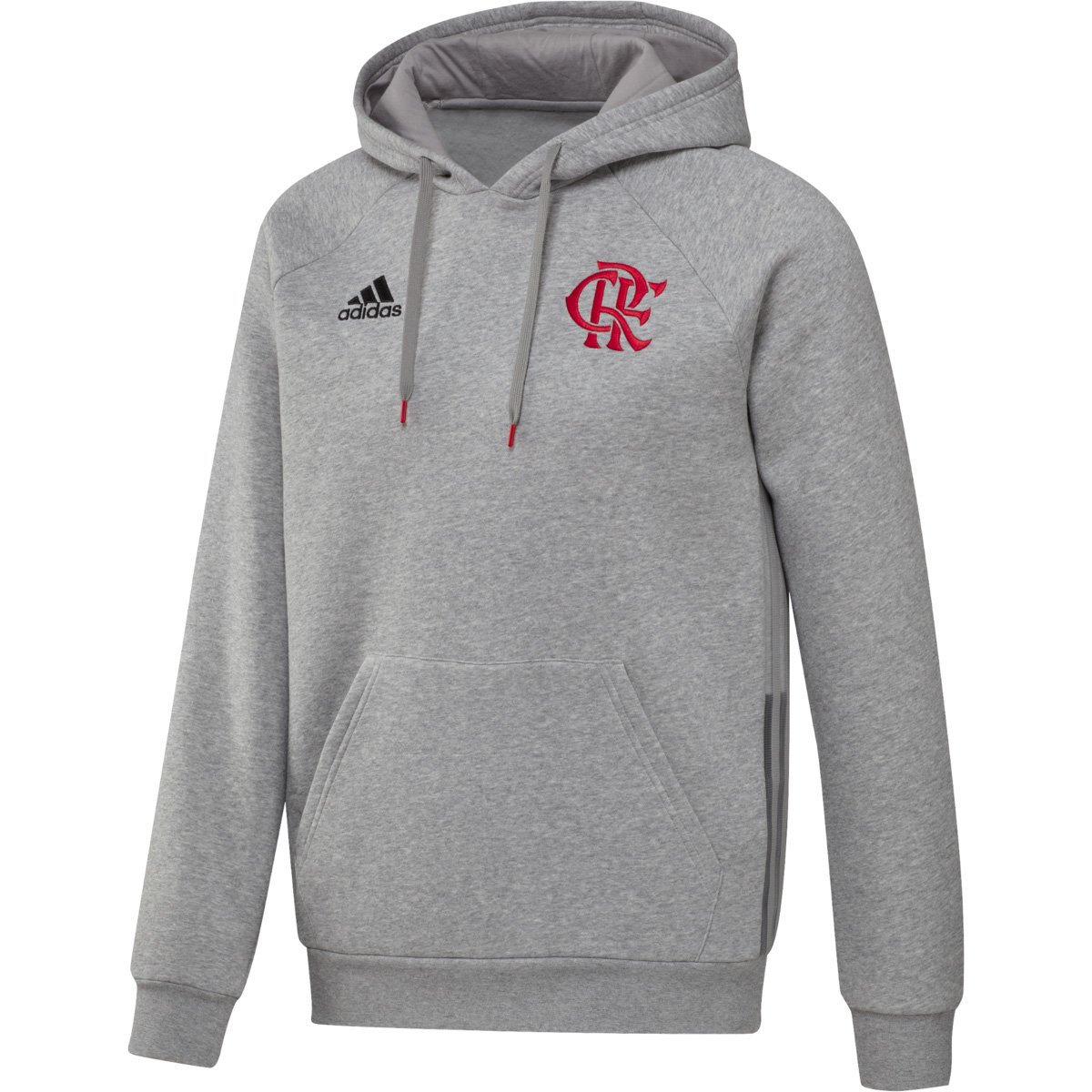 Moletom Flamengo Viagem 21/22 Adidas Canguru Masculino
