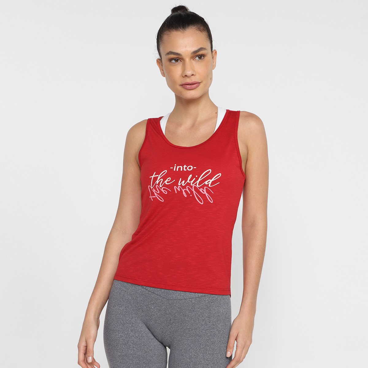 Kit Camiseta Regata Estilo Do Corpo Fit C/3 Feminina - Tam: P - 2