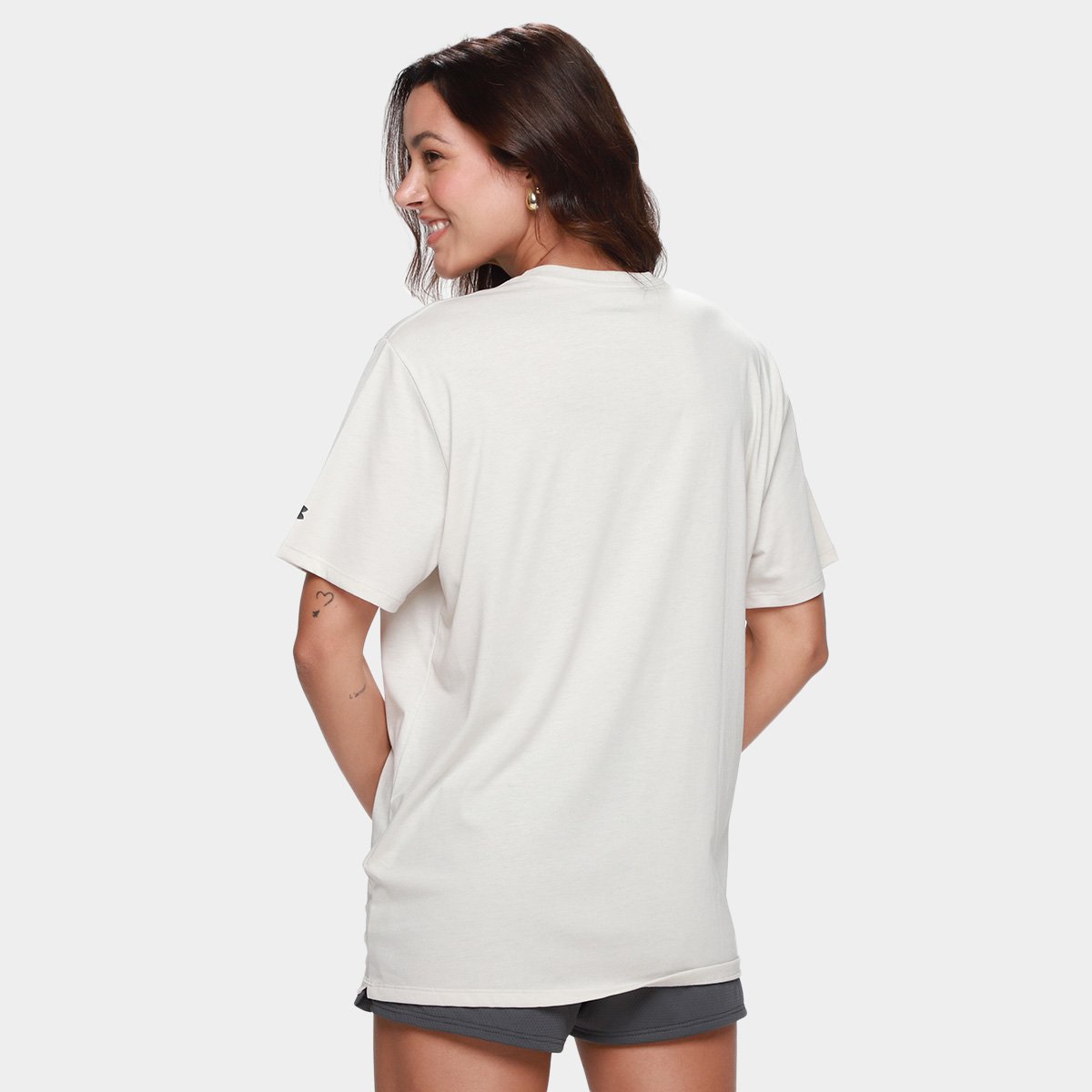 Camiseta Under Armour MC Rival OS Camp Feminina - Tam: P - 1