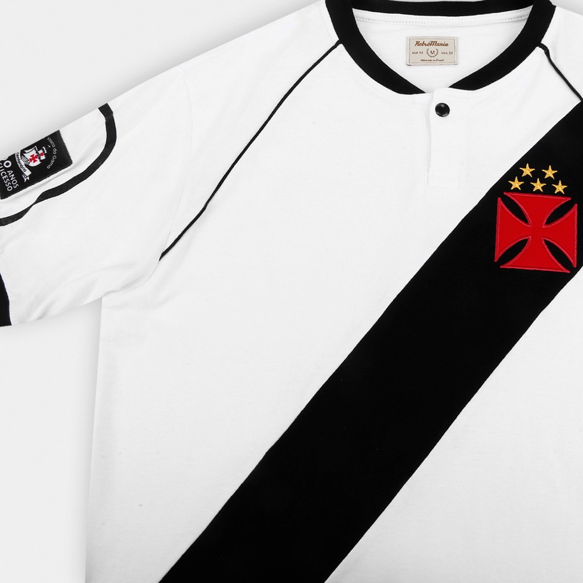 Camisa do Vasco Retrô Mania 1998 Libertadores Masculina - Tam: P - 2