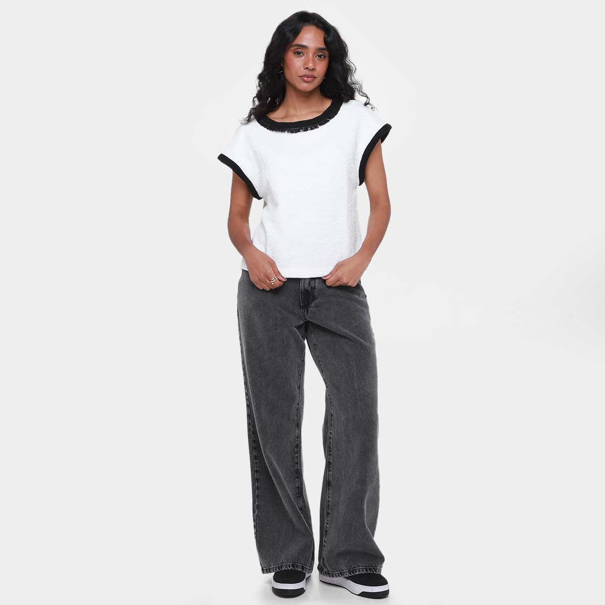 Blusa Morena Rosa Cavada Feminina - Tam: M - 4