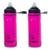 2x Caramanhola Garrafa Termica Tsw Spin 680ml Bike Mtb Speed - Rosa