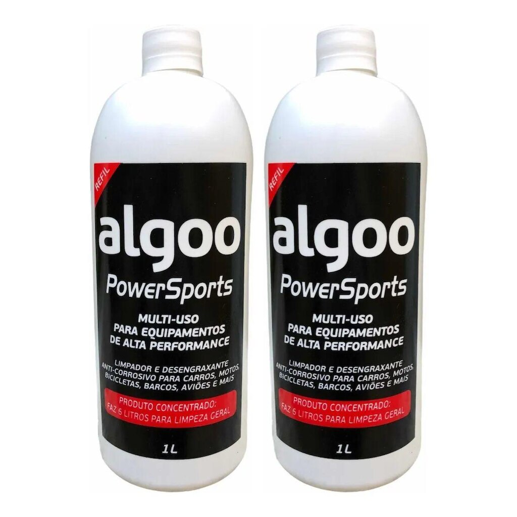 2x Desengraxante Multiuso Algoo PowerSports 1L concentrado