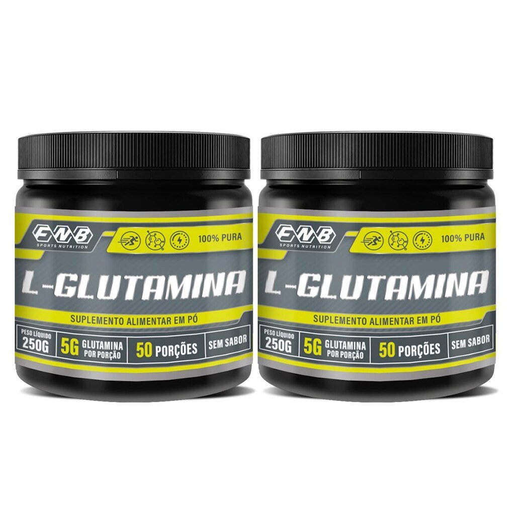 2x Fnb Glutamina 250g - Flora nativa do Brasil