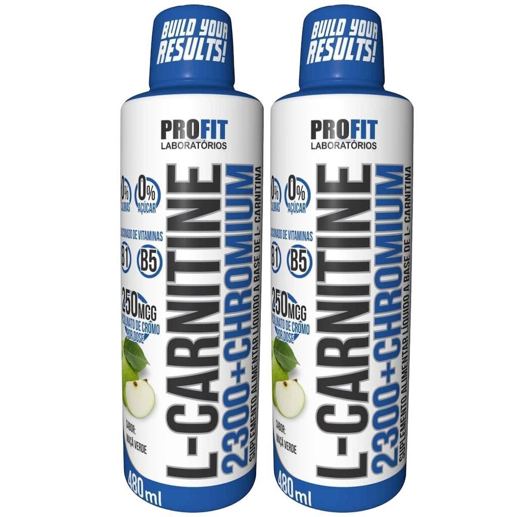2X L CARNITINE 480ML TERMOGÊNICO LÍQUIDO PROFIT