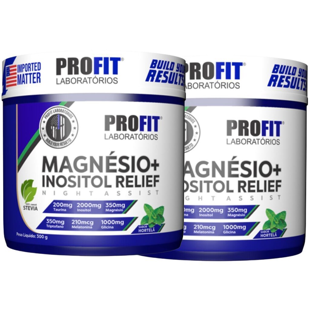 2x Magnésio 300g Com Inositol Profit