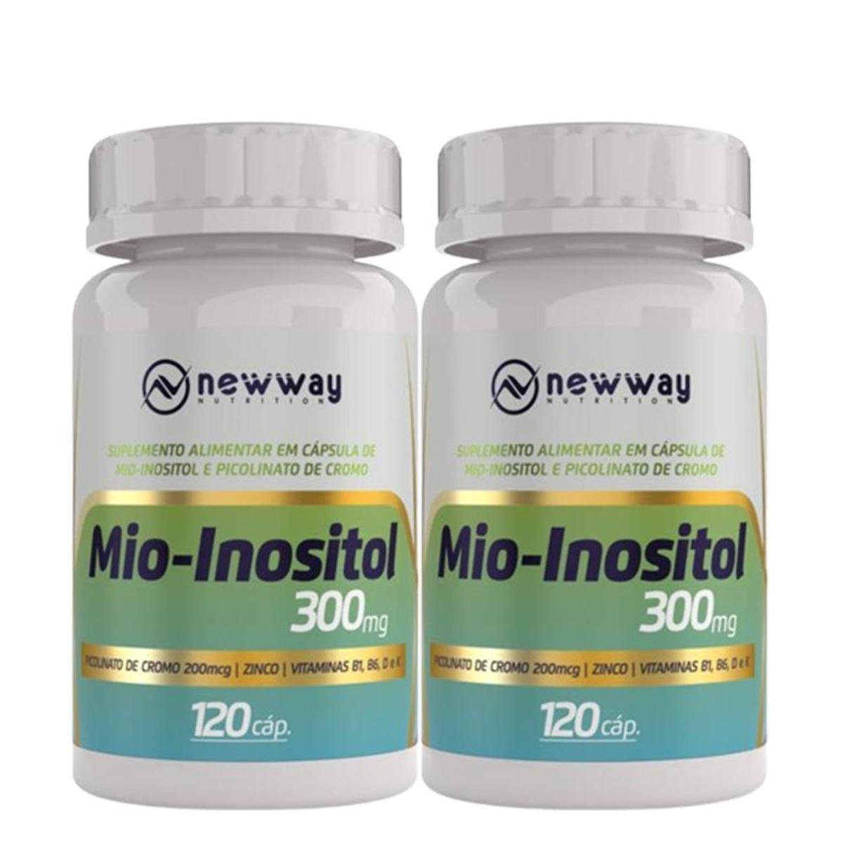 Mio Inositol + Cromo + Zinco 2x 500mg 120 Cápsulas