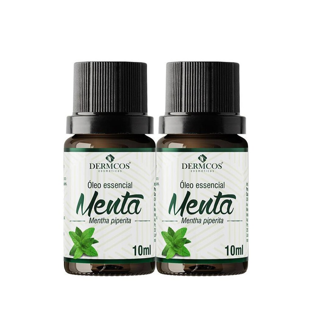 2x Óleos Essencial de Menta Piperita 10ml - Dermcos