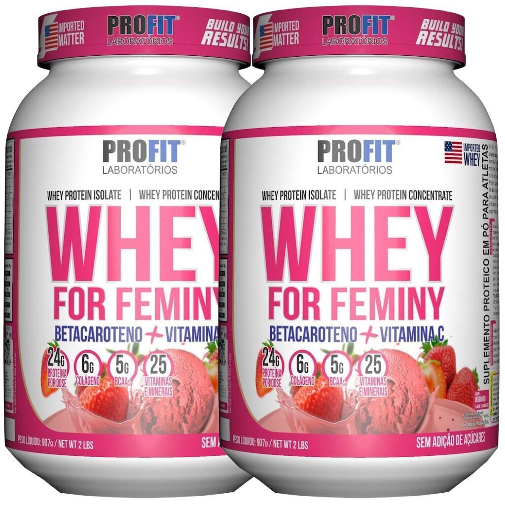 2X WHEY PROTEIN FOR FEMINY 907G PROFIT