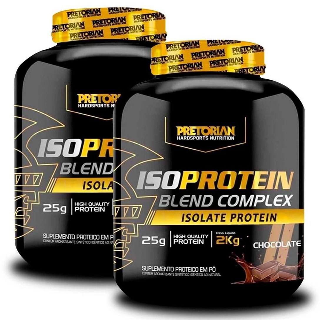 2x Whey Protein Iso Protein Complex Blend 2kg Pretorian Chocolate