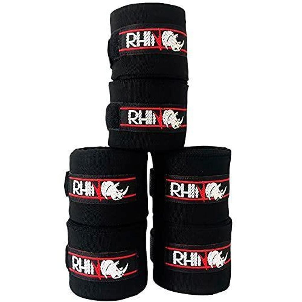 3 Pares de Bandagem Elástica RHINO by Spank - 3m - Preta