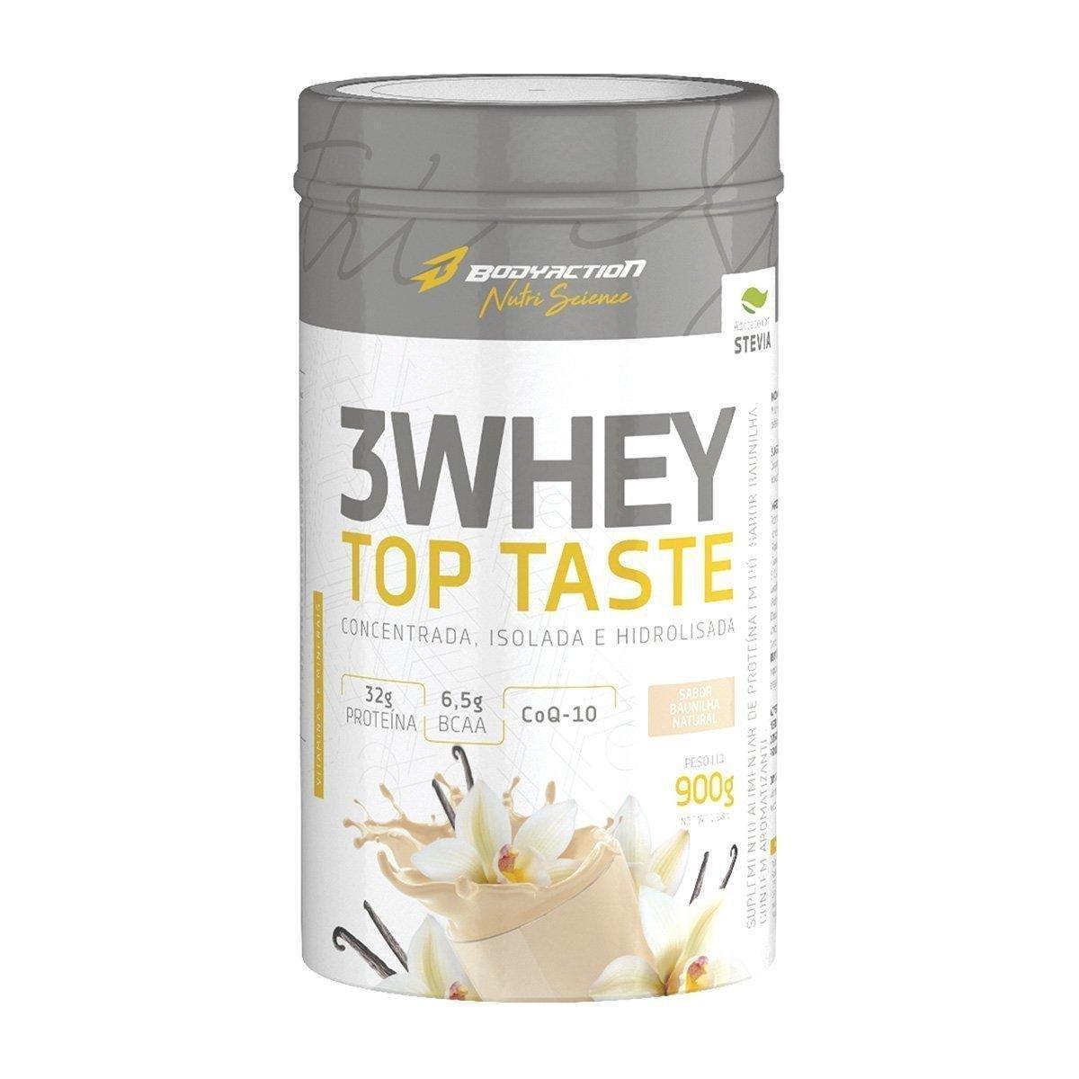 3 Whey Top Taste 900G - Body Action Menor preço em 3 Whey Top Taste 900G - Body Action