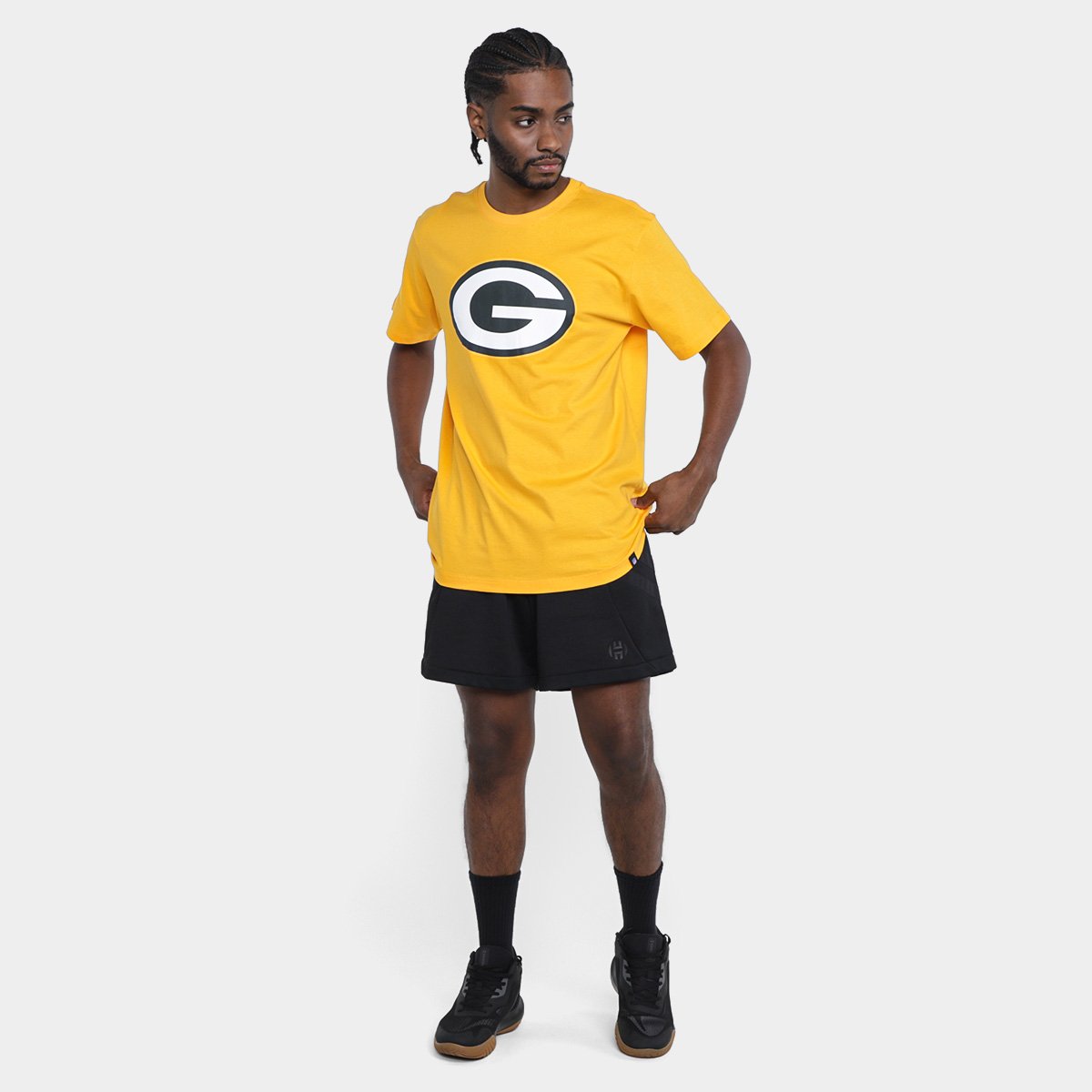 Camiseta NFL Green Bay Packers Gbay 28 Masculina - Tam: P - 3