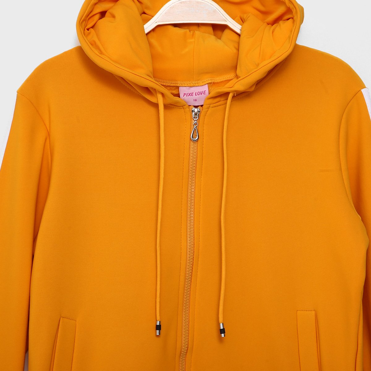 Moletom Infantil Pretty com Capuz Pix Love - Tam: 14A - 1