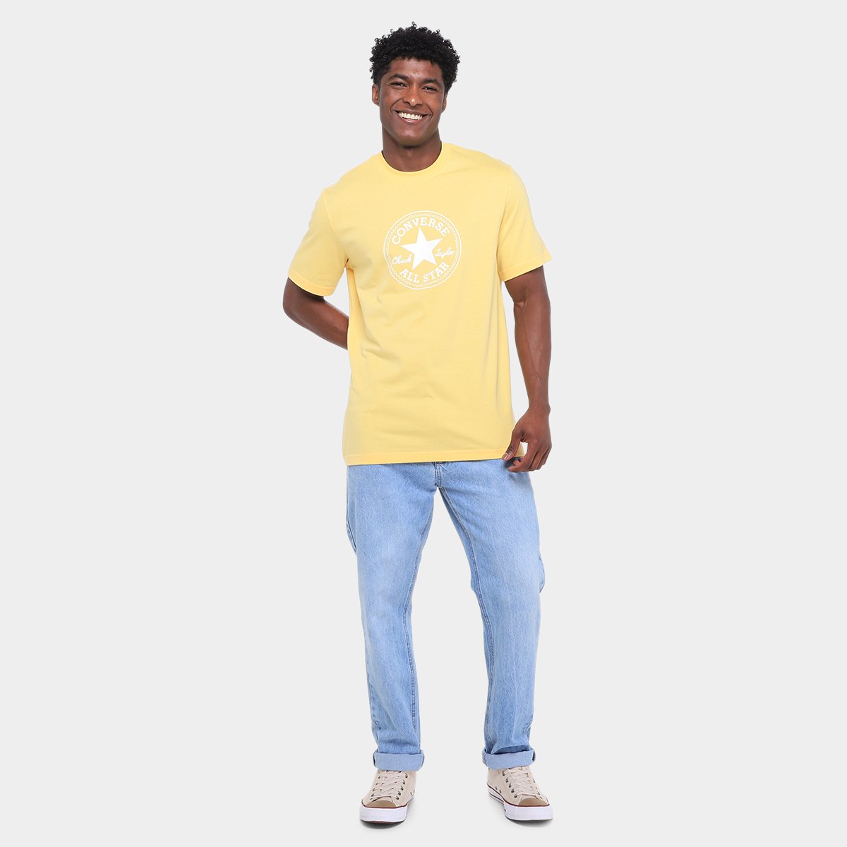 Camiseta Converse Starchev Masculina - Tam: P - 4
