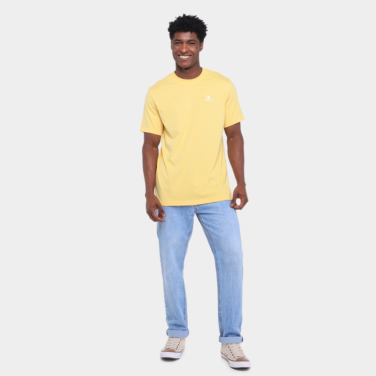 Camiseta Converse Star Chev Stand Masculina - Tam: P - 4