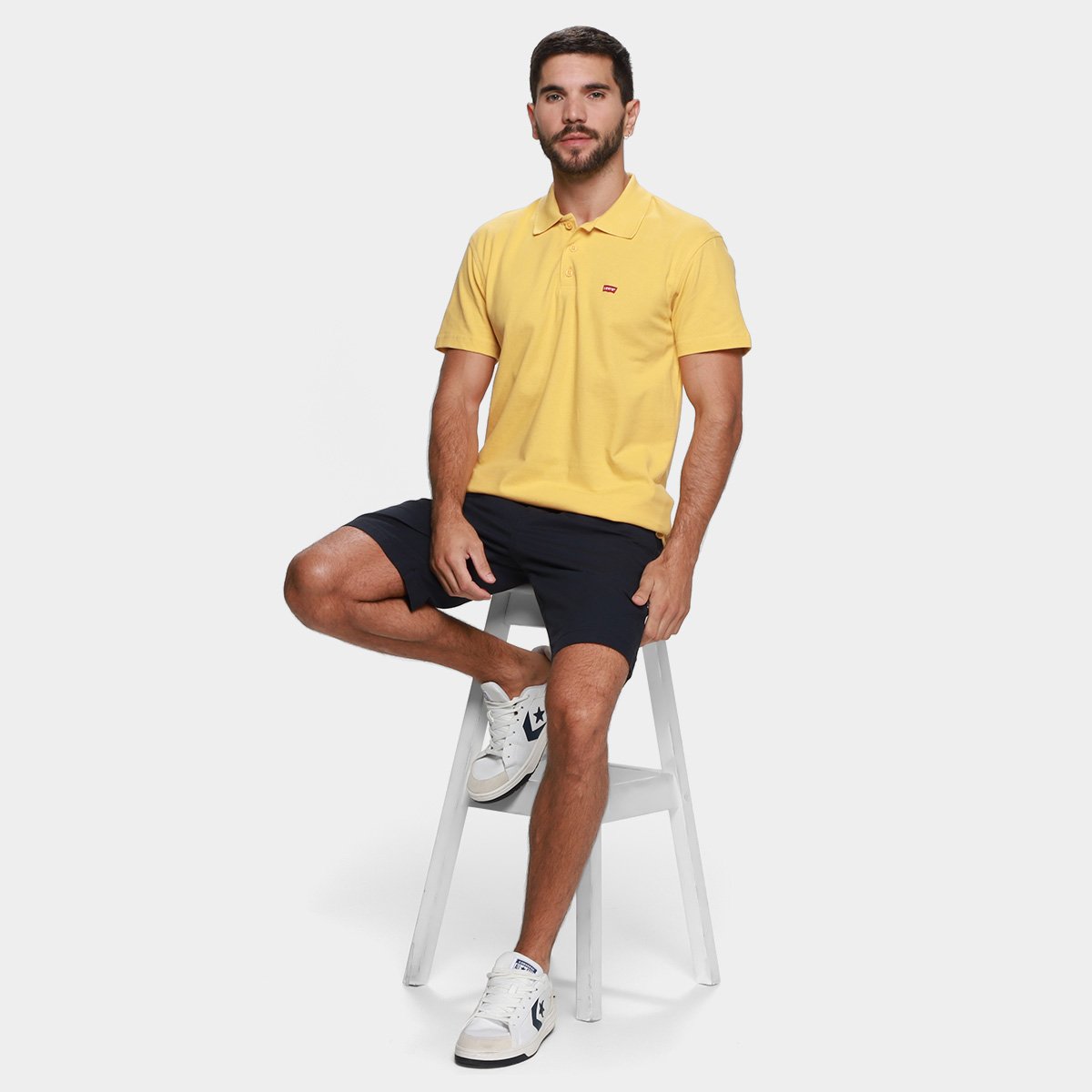 Camisa Polo Levi's Casual Masculina - Tam: P - 4