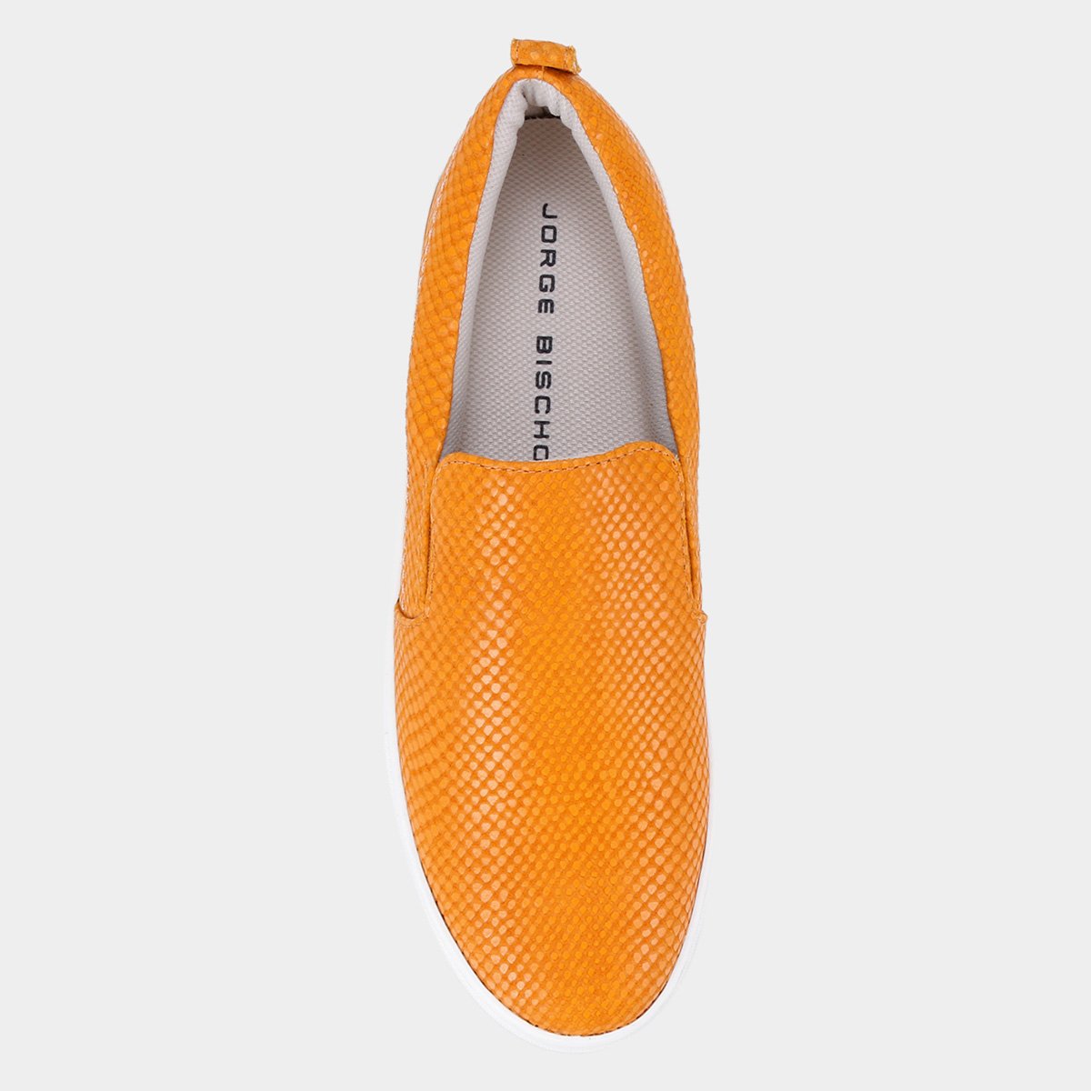 Tênis Couro Jorge Bischoff Slip On Croco Feminino - Tam: 34 - 3