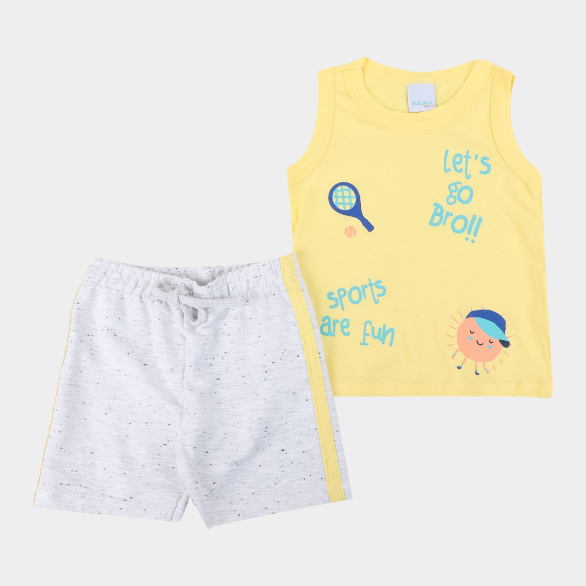 Conjunto Infantil Malwee Estampado Masculino