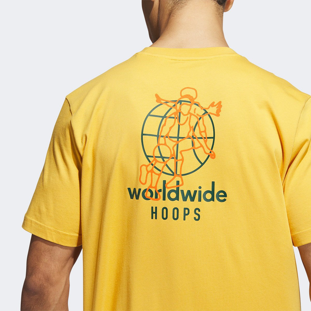 Camiseta Adidas World Wide Hoops Hbr Masculina - Tam: G - 3