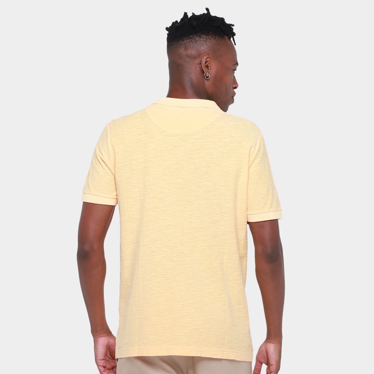 Camisa Polo Pierre Cardin Meia Masculina - Tam: M - 1