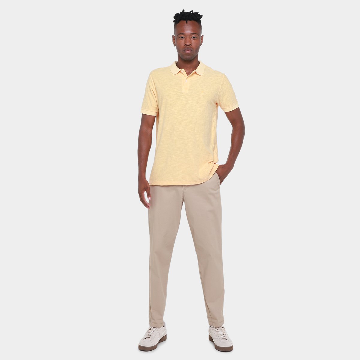 Camisa Polo Pierre Cardin Meia Masculina - Tam: M - 3