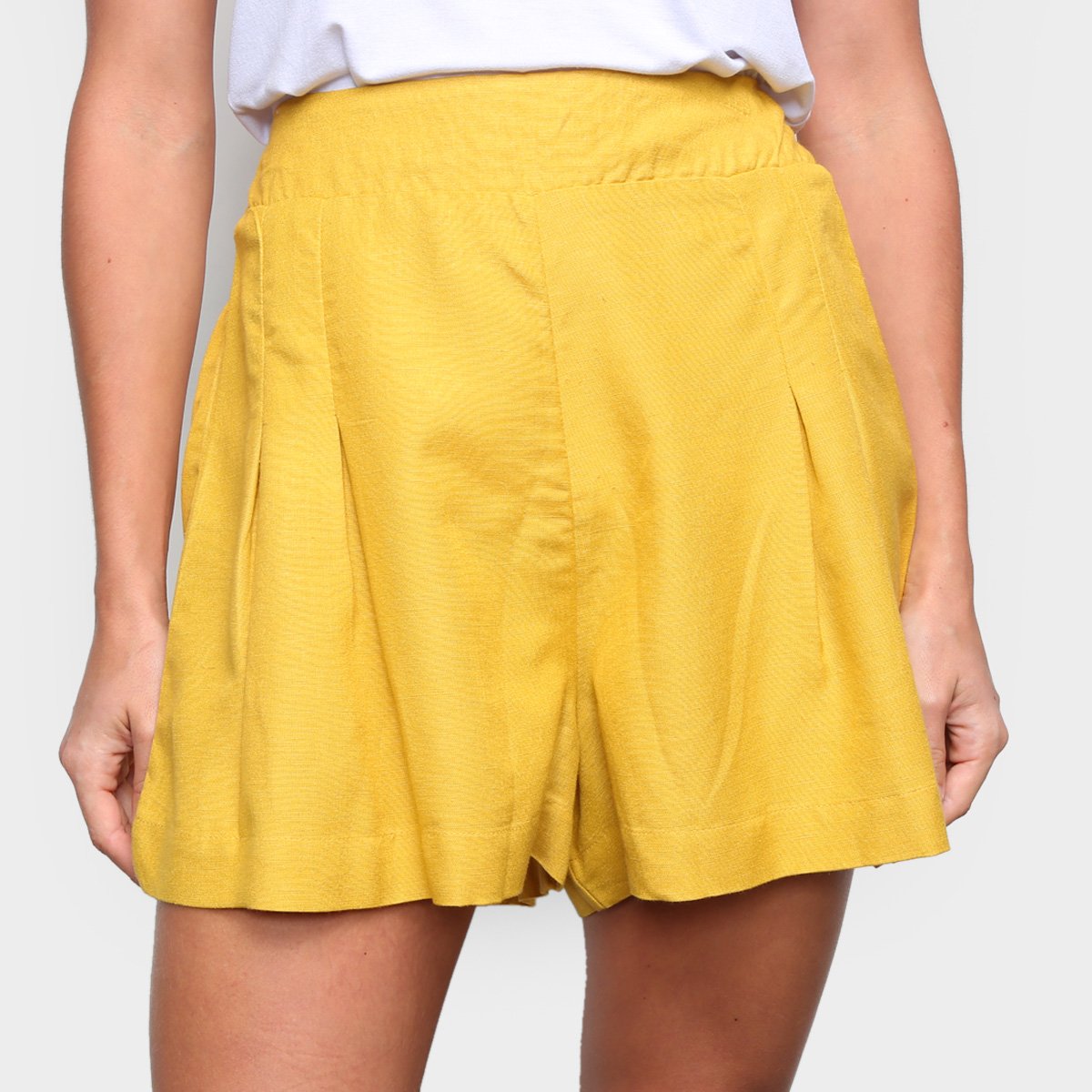 Shorts Farm Básico Pregas Feminino