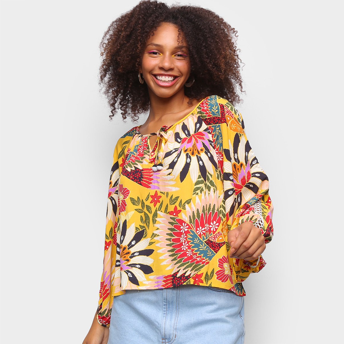 Blusa Farm Bata Maravilha De Tucano Feminina