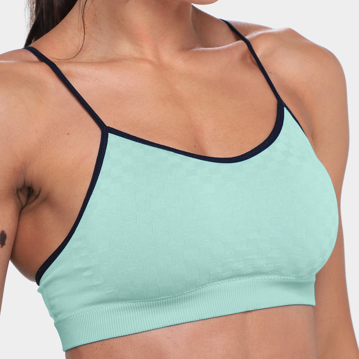 Top Selene Quadriculado Feminino - Tam: P - 2