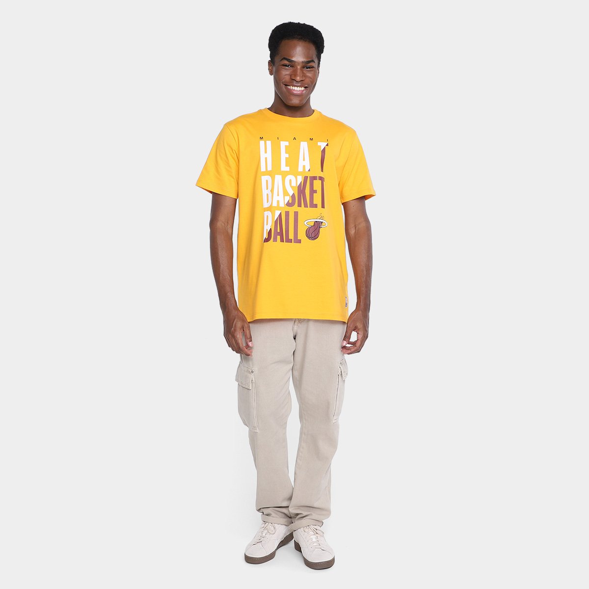 Camiseta NBA Miami Heat Colorful Masculina - Tam: M - 3