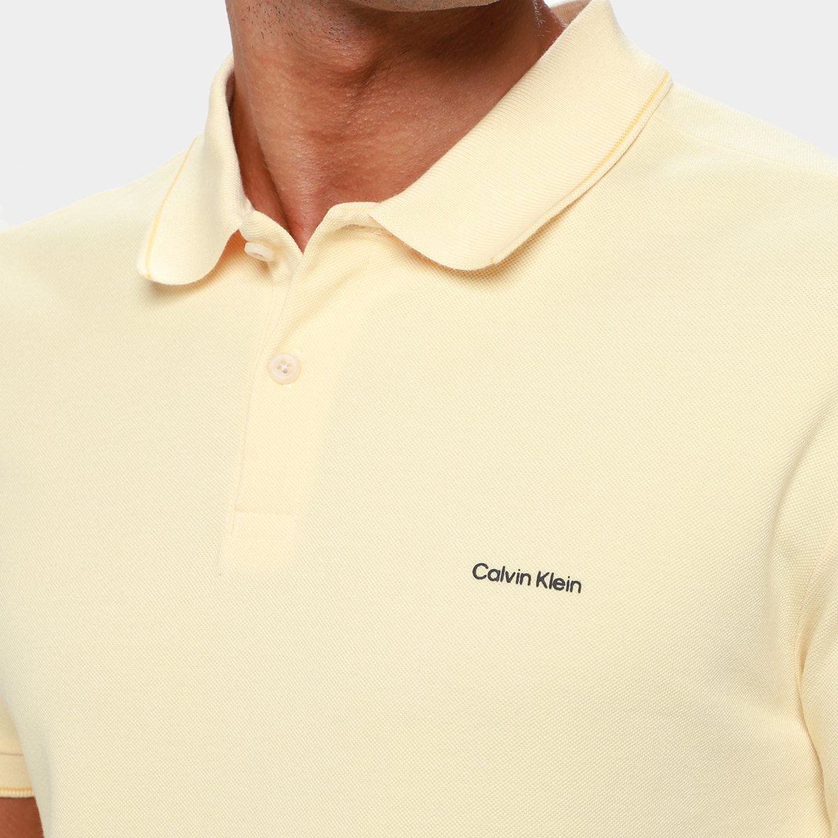 Camisa Polo Calvin Klein Slim Basica Masculino - Tam: P - 2