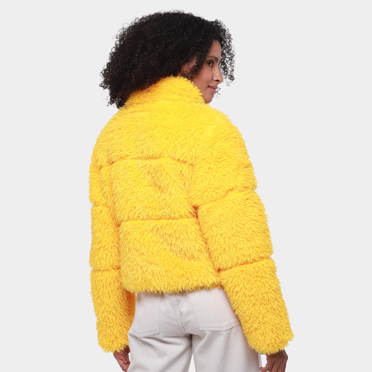 Jaqueta Colcci Peluciada Feminina - Tam: P - 1