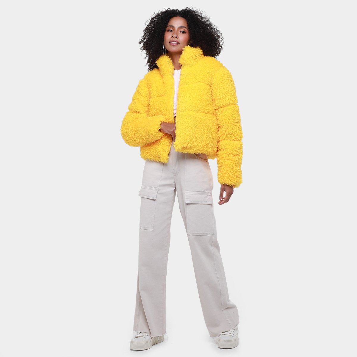 Jaqueta Colcci Peluciada Feminina - Tam: P - 4