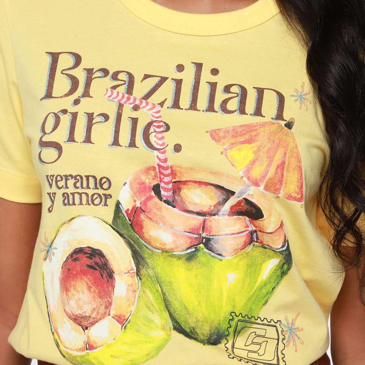 Camiseta Colcci Estampada Feminina - Tam: EP - 2