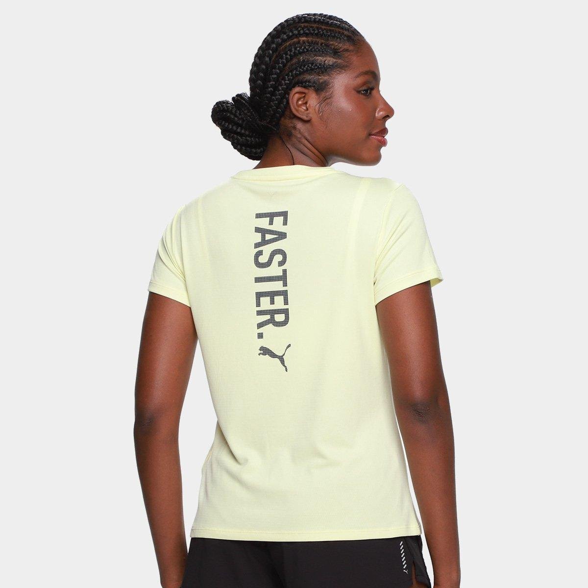 Camiseta Puma Graphics Run Forever Faster W Feminina - Tam: P - 1