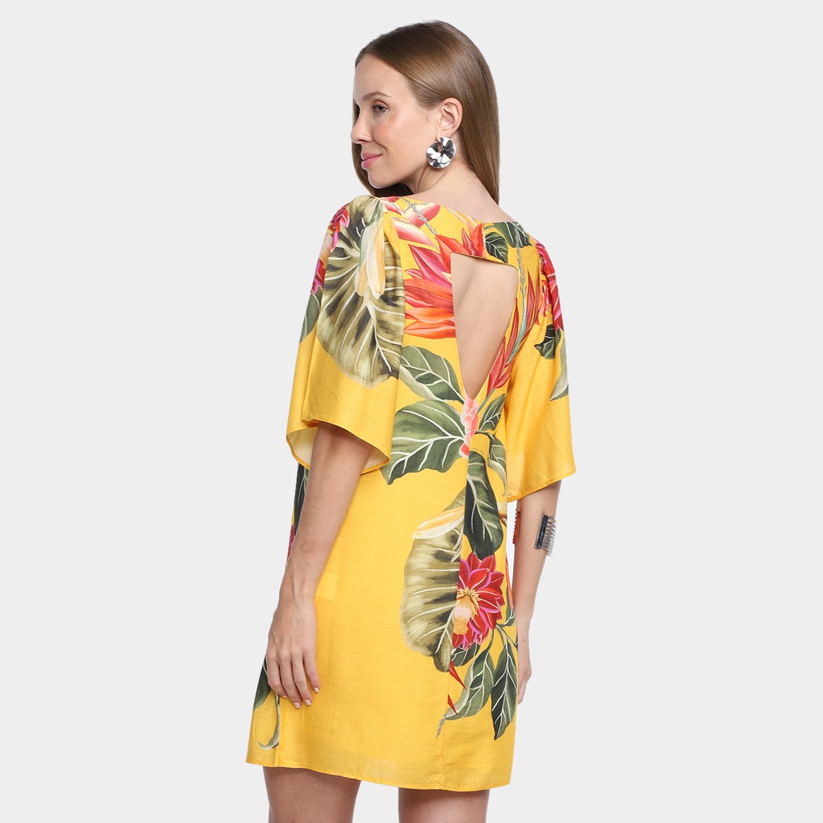 Vestido Farm Curto Floral Solar Feminino - Tam: GG - 1